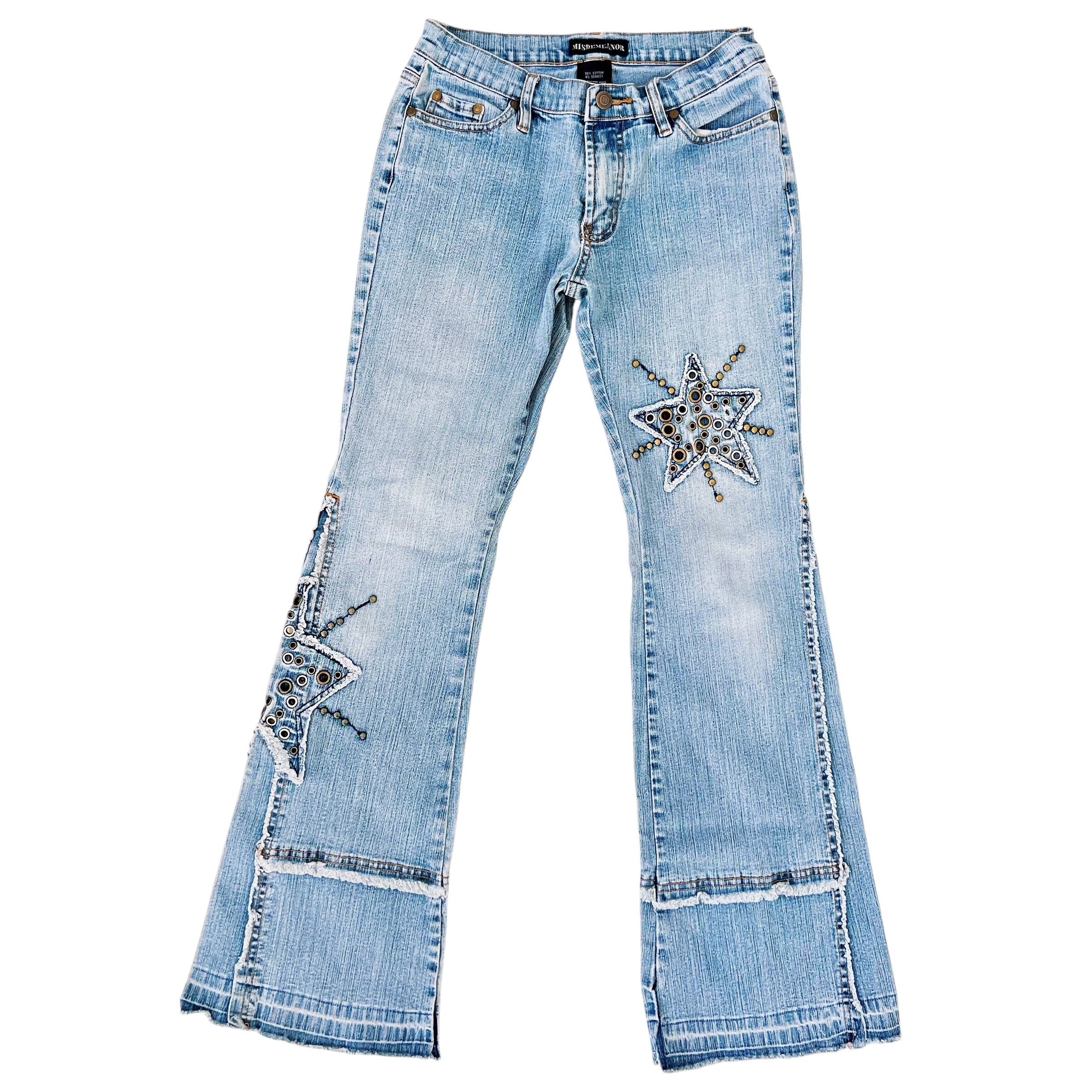 Early 2000s Grommet Star Jeans (S) – Holy Thrift