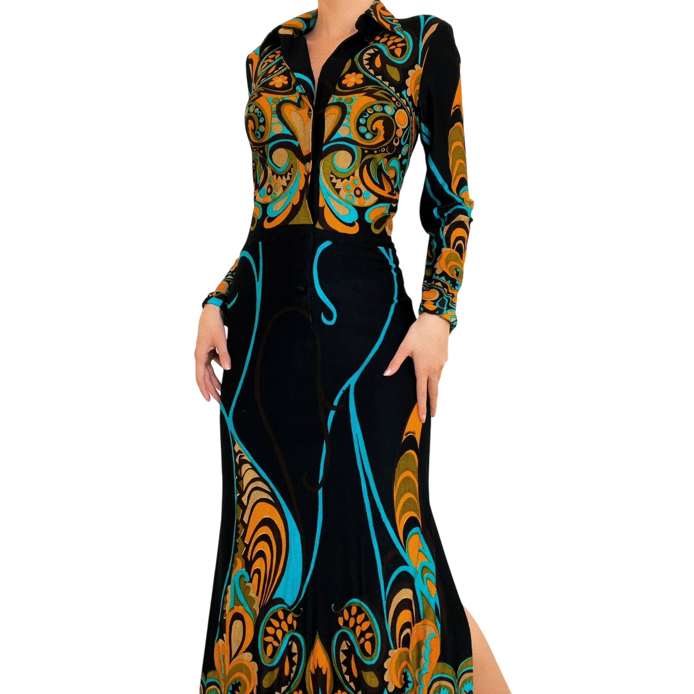 chinese dress ladies Maxi Tehuacan Dress