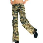 Early 2000s Camo Cargo Pants (XS)