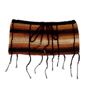 Sandstorm Crochet Mini Skirt (M)