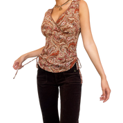 Vintage Mesh Paisley Top (M/L)