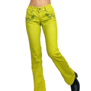 Miss Sixty Lime Green Jeans (S)
