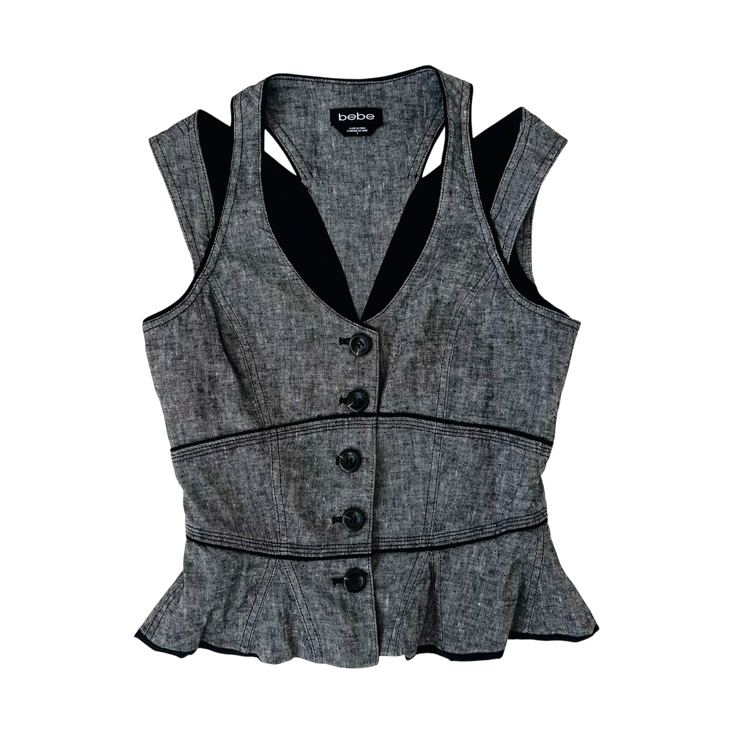 Bebe Vest Top (S)