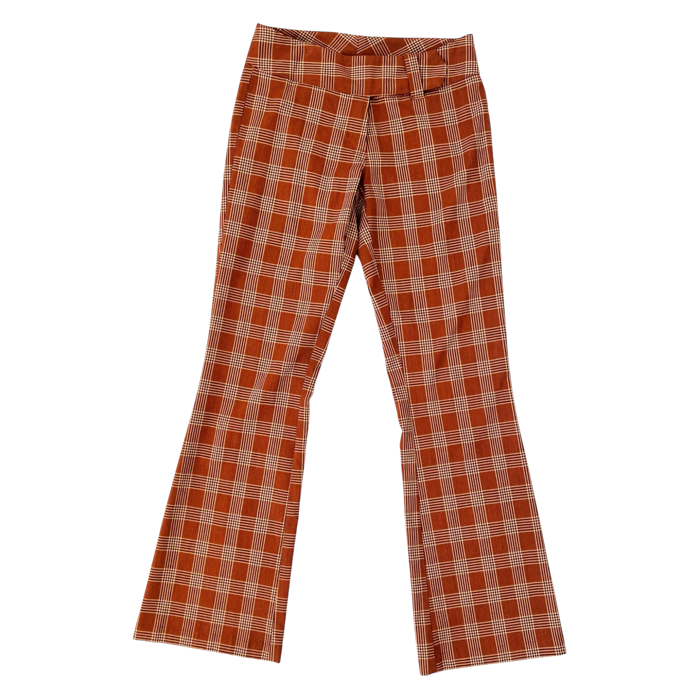 Early 2000s Rusty Plaid Pants (S)