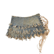 Upcycled Bespoke Denim Eyelet Skirt (M)