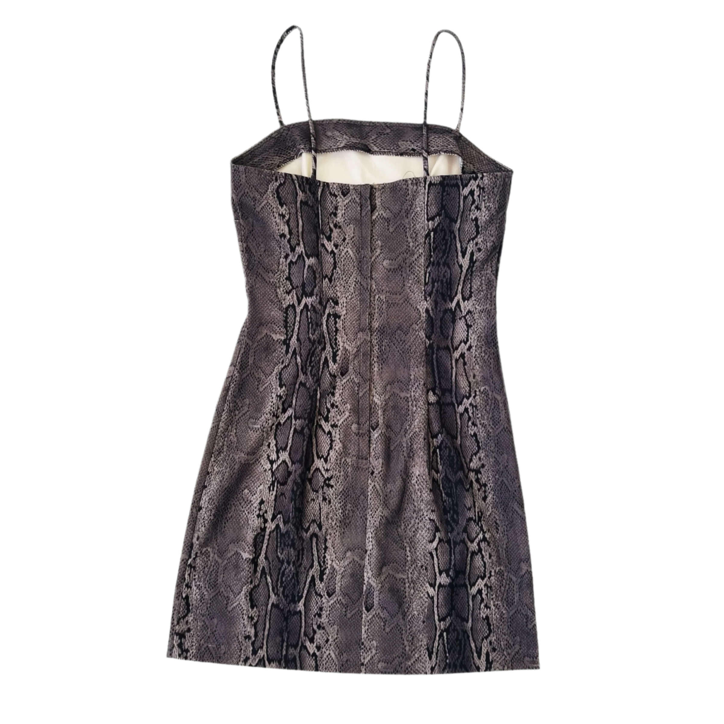 90s Snakeskin Mini Dress (M)
