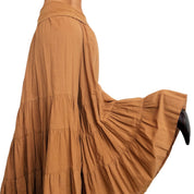 Flowy Tiered Wide Leg Pants (S)