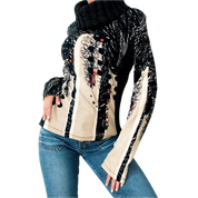 Funky Cowlneck Sweater Top (S/M)