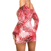 Caché Leopard Cold Shoulder Mini (S)