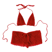 Delicate Mohair Crochet Set (XS/S)