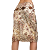 90s Lacy Floral Skirt (S)