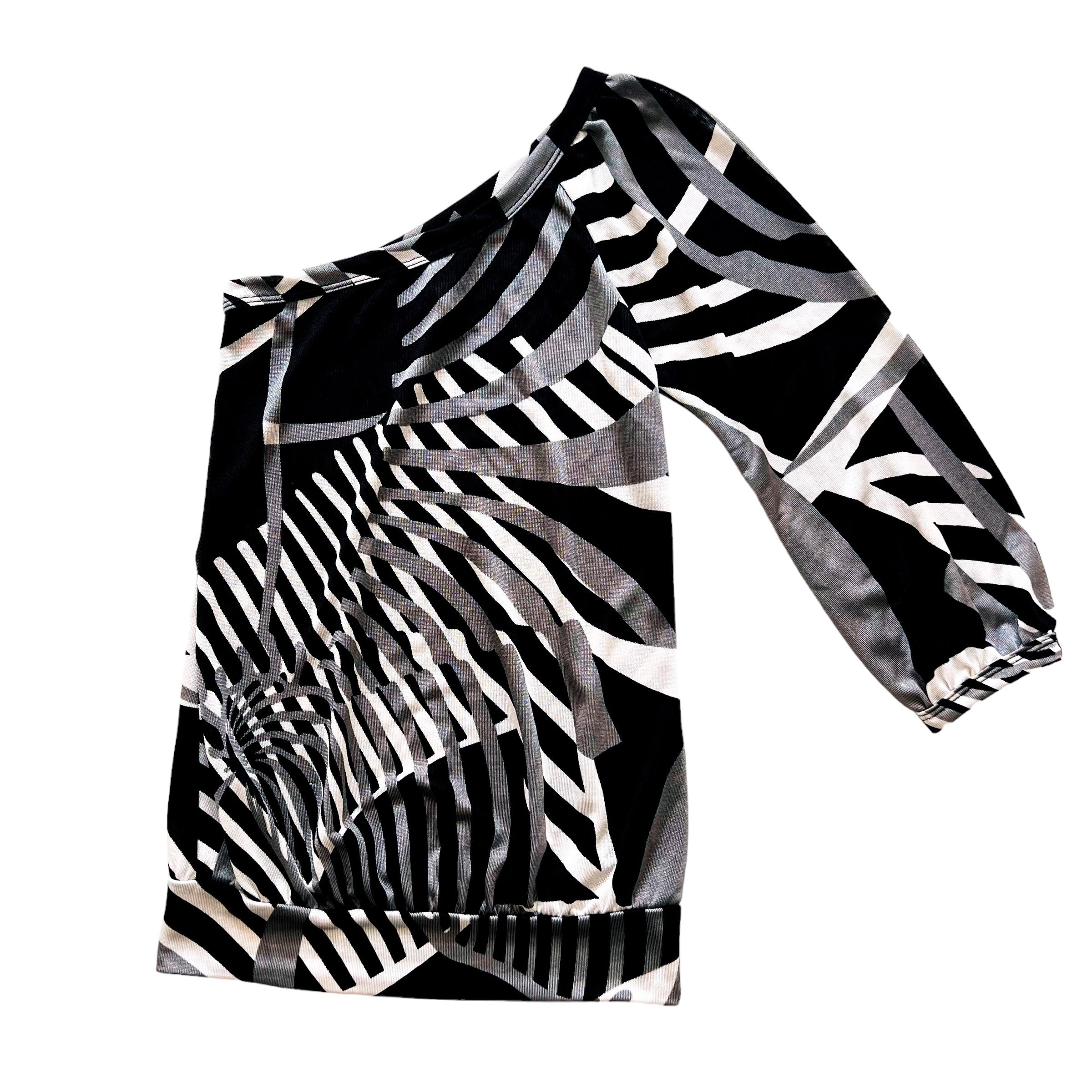 Vintage Slinky One Shoulder Top (XS)