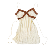Vintage Creamy Mini Slip (S)