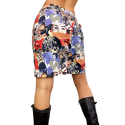 Funky Graphic Pencil Skirt (M)