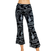 90s Black & White Capris (XS/S)