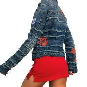 Funky Denim Moto Jacket (M)