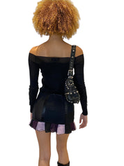 90s Mesh Knit Utility Long Sleeve (XS)