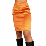 Missoni Satin Tangerine Skirt (S)