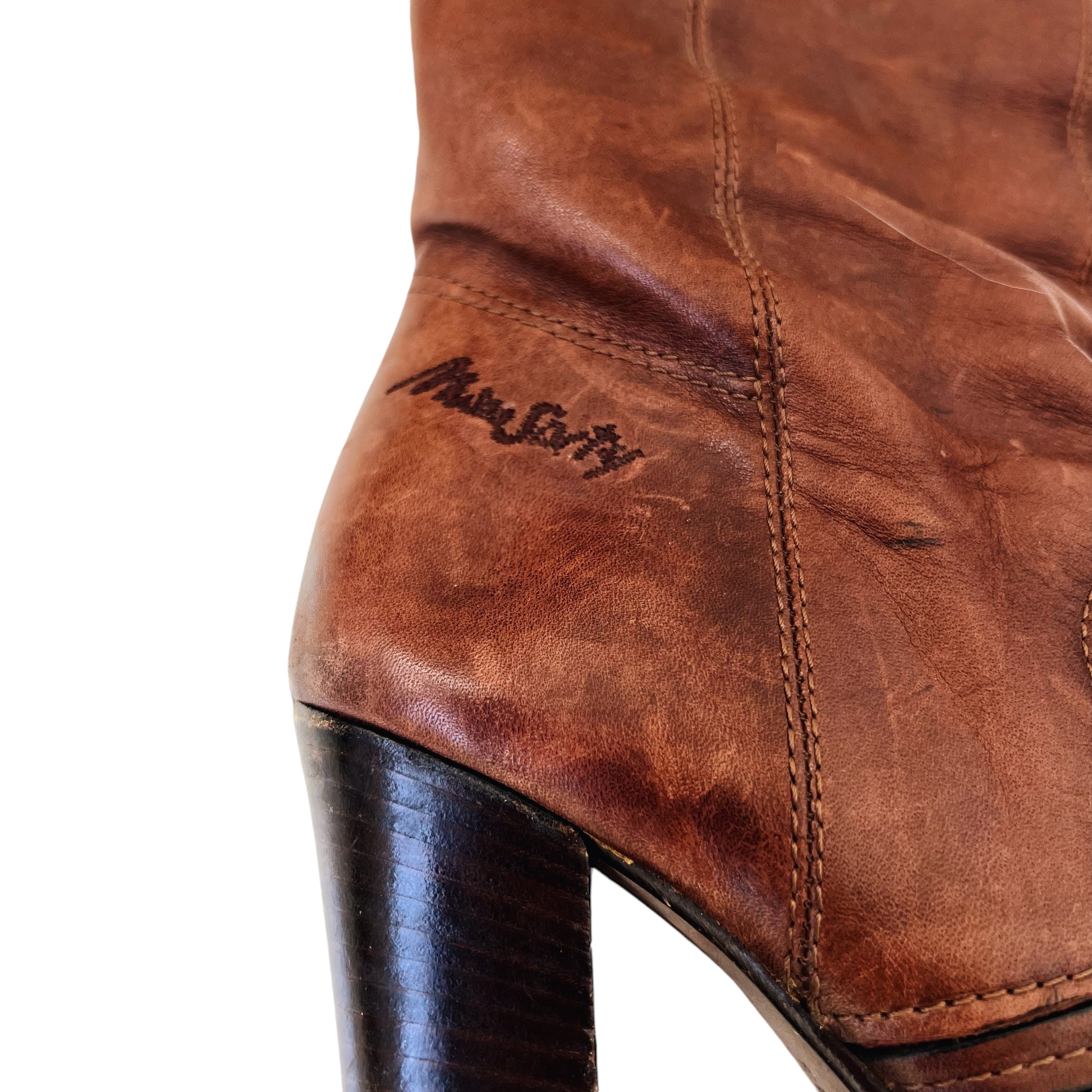 Miss Sixty Leather Boots (6.5)
