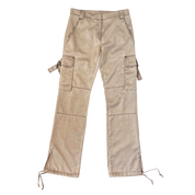 Early 2000s Satin Cargo Pants (S)