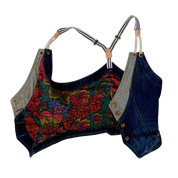 Italian Vintage Denim Vest (S)