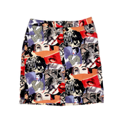 Funky Graphic Pencil Skirt (M)