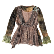 Embellished Fall Fairy Top (S/M)