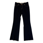 Black Pinstriped Slacks (S)
