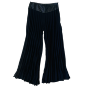 Caché Black Pleated Accordion Pants (M)