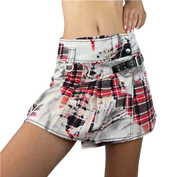 Morgan De Toi Plaid Denim Skirt (XS/S)