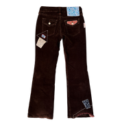 Early 2000s Patchwork Corduroy Pants (S)