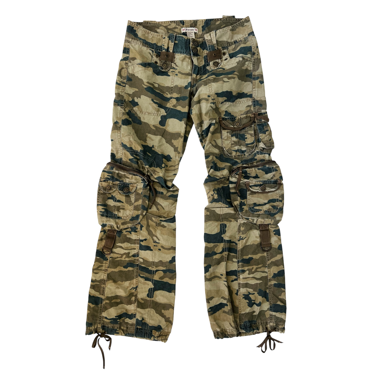 パンツ 2000's archive camouflage cargo pants Early 2000s Camo Cargo Pants (XS) – Holy Thrift