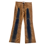 Early 2000s Suede Look Jeans (M)