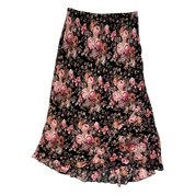 90s Floral Maxi Skirt (S)