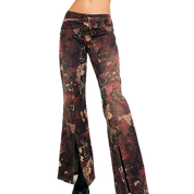 90s Belted Floral Pants (M)
