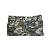 Camo Frayed Micro Mini Skirt (XXS/XS)