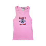 Playboy Pink Soccer Ribbed Tank (S)