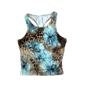 Leopard Pattern Backless Tank (XS/S)