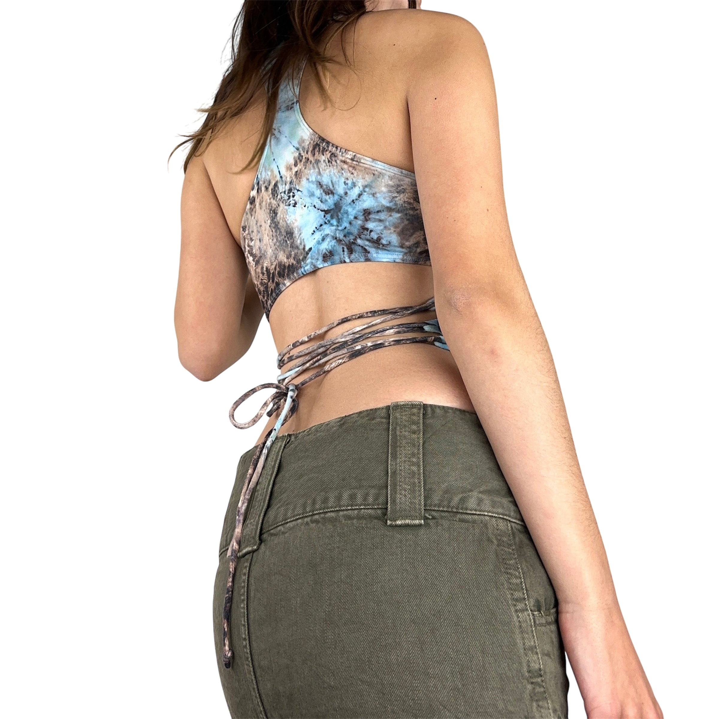 Leopard Pattern Backless Tank (XS/S)