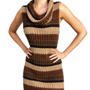 Vintage Cozy Knit Dress (S/M)