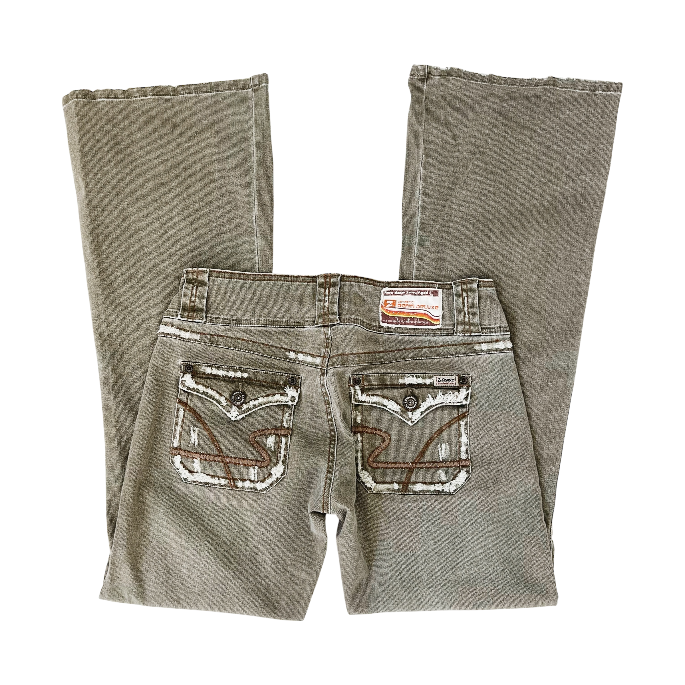 Z. Cavaricci Faded Olive Jeans (M) – Holy Thrift