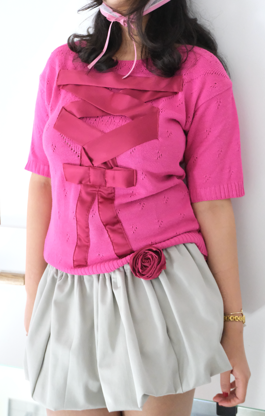 Berry Bow Knit (L)