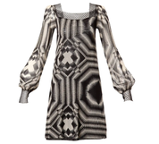 Jean Paul Gaultier Trippy Mesh Dress (M)