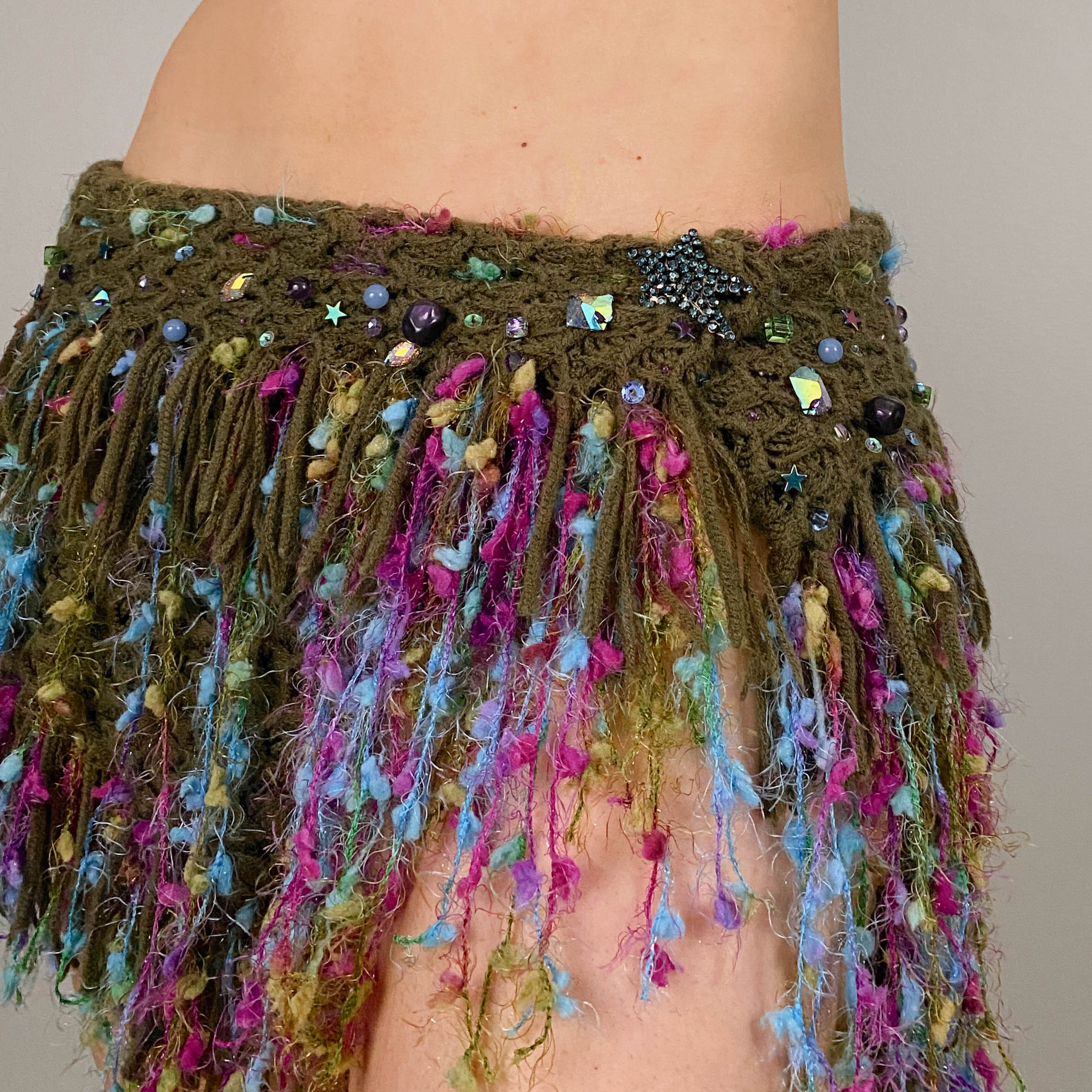 Electric Moss Mini Skirt (XS/S)