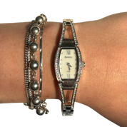 Y2K Pastel & Pearl Gem Watch