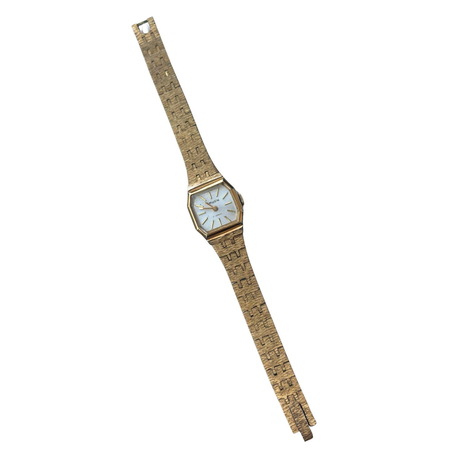 Gold Gruen Octogon Watch
