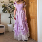 True Vintage Lilac Princess Gown (S/M)