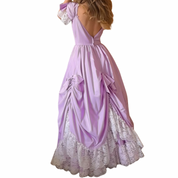 True Vintage Lilac Princess Gown (S/M)