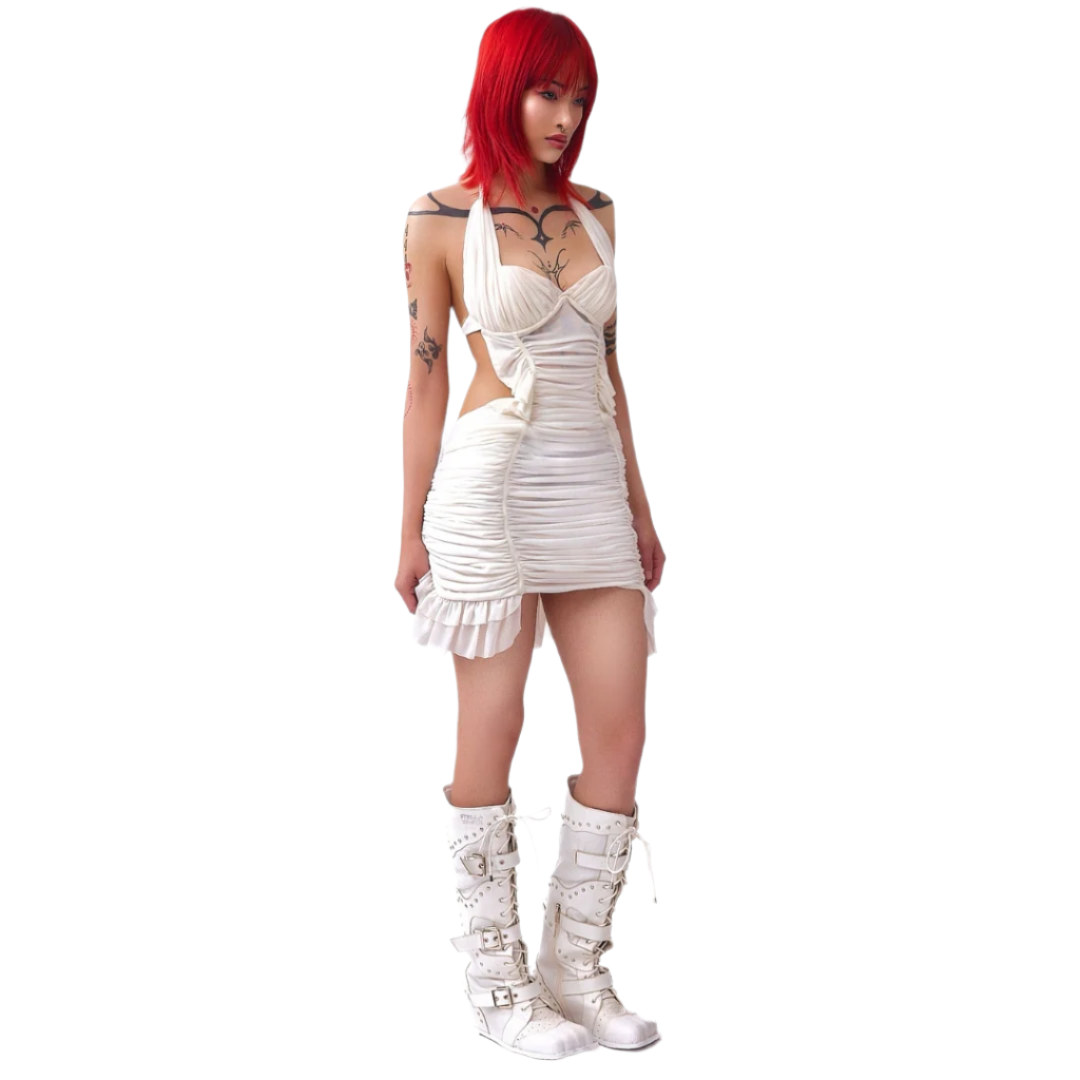 Cupid’s Aftermath Dress in White (XS-XL)