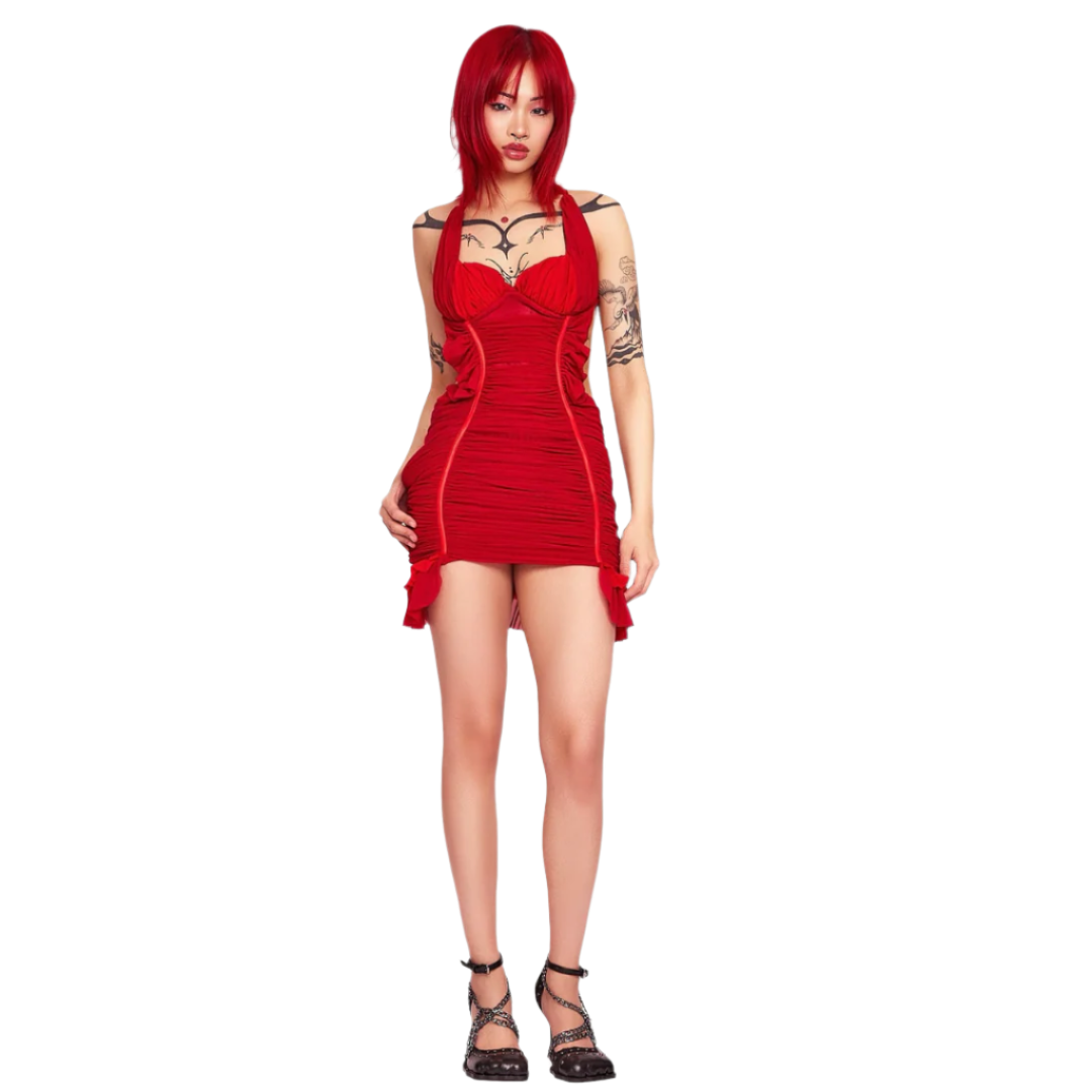Cupid’s Aftermath Dress in Red (XS-XL)